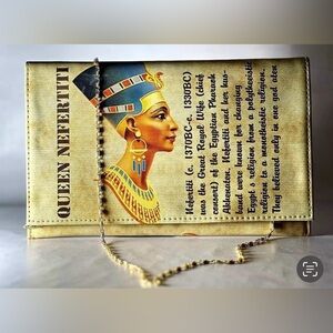 Royal Nefertiti cross body and shoulder bag